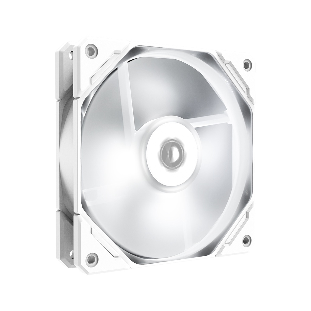 ID-COOLING TF-12025-SW 120mm | White LED PWM Fan Case / Casing 12cm