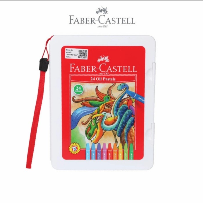 

PASTEL-DRY-OIL- FABER CASTELL HEXAGONAL CRAYON / OIL PASTEL ISI 24 WARNA -OIL-DRY-PASTEL.