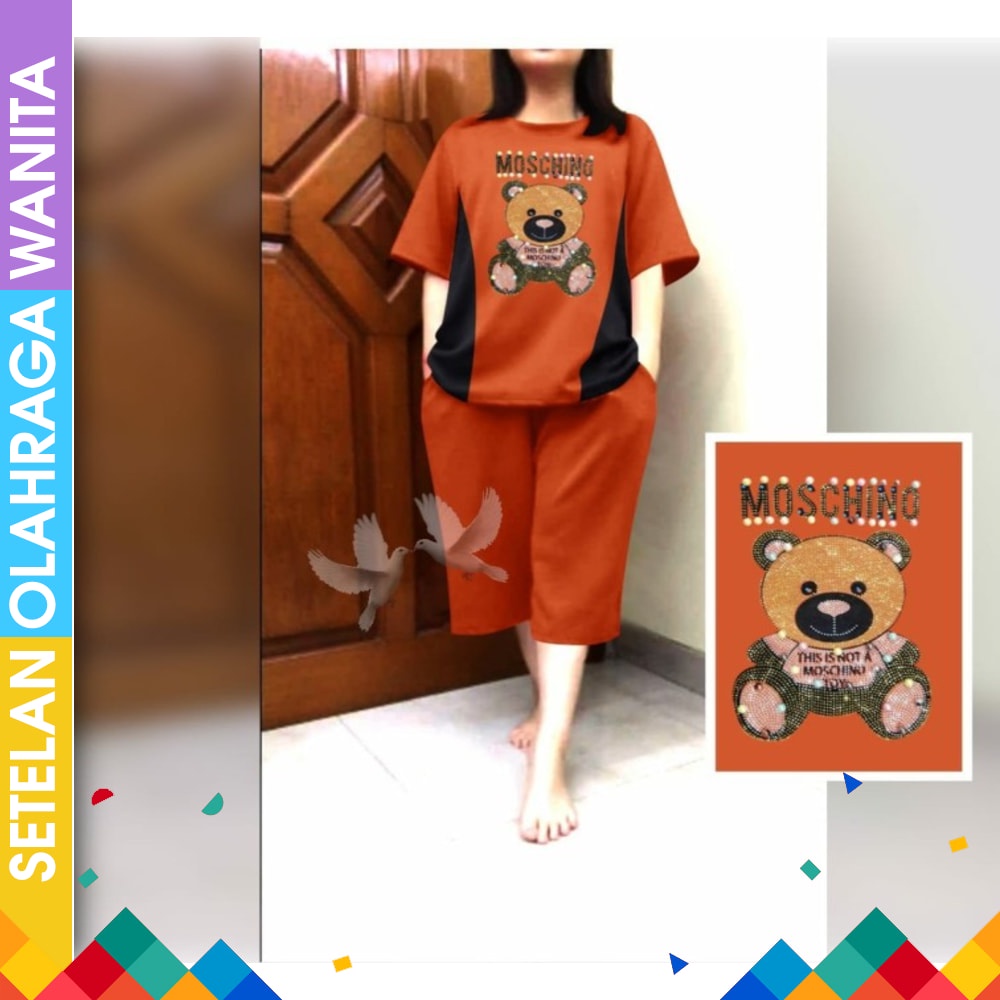 SETELAN OLAHRAGA WANITA BAJU SENAM TRAINING MUSLIM PAKAIAN SET Baju senam muslim syar'i MB