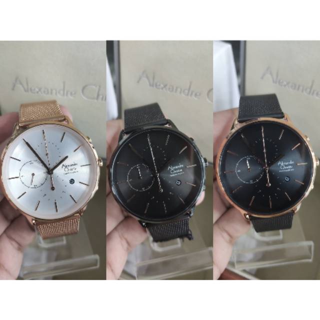 Jam tangan alexandre christie ac6555 original unisex 6555