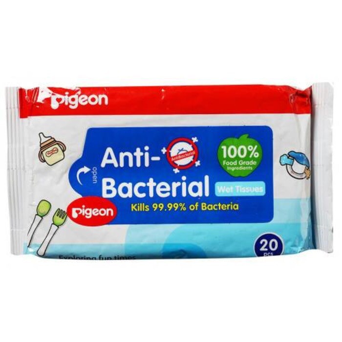 Pigeon Anti Bacterial Wet Tissues 60pcs