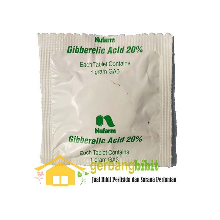 ZPT gibgro 20tb Zat pengatur tumbuh 20Tb Tablet Gibberelic Acid