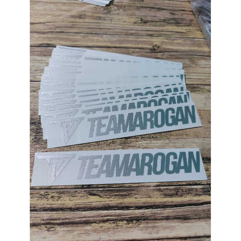 STICKER TEAM AROGAN TARGN CUTTING