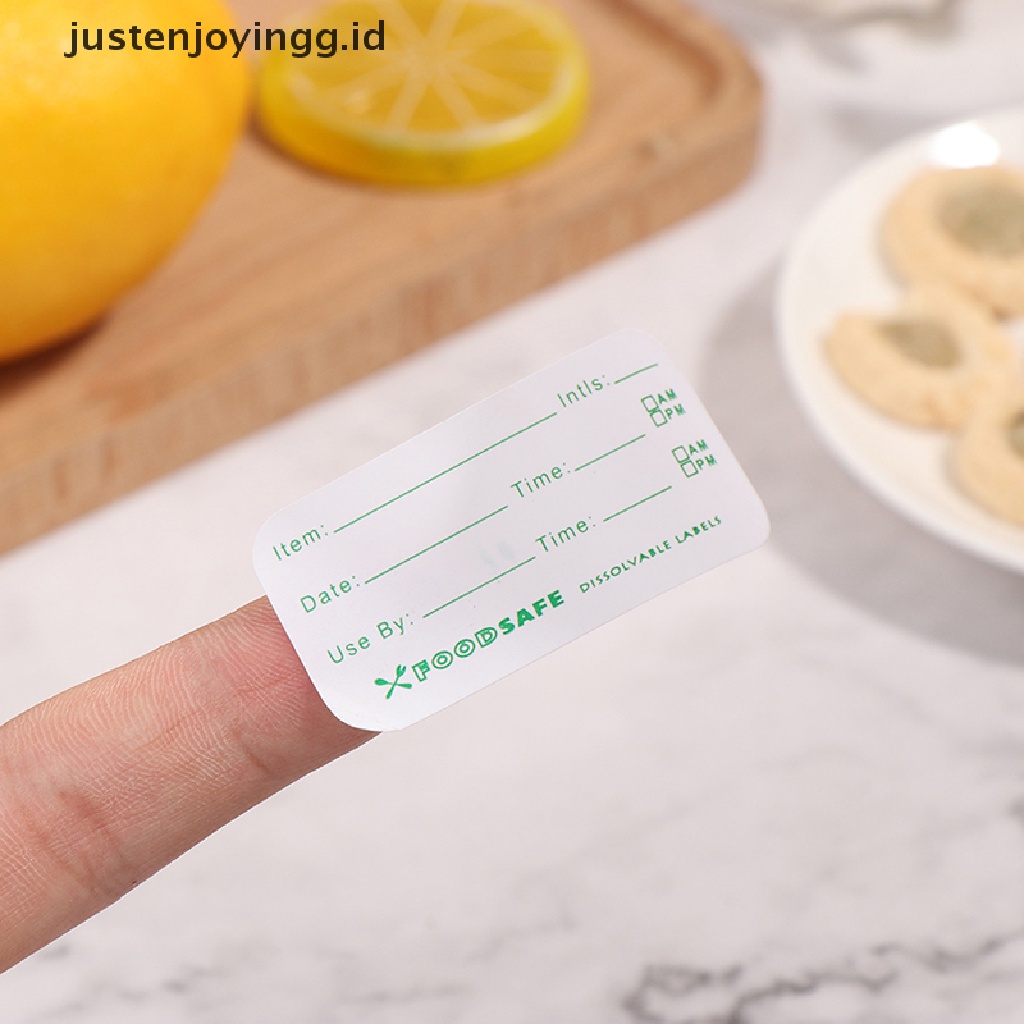 // justenjoyingg.id // 250pcs/roll Kitchen Sticker Refrigerator Freezer Food Storage Date Content Label ~