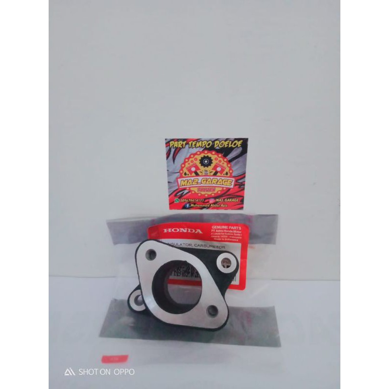 Insulator karburator / manipol GL atau Megapro ori baru