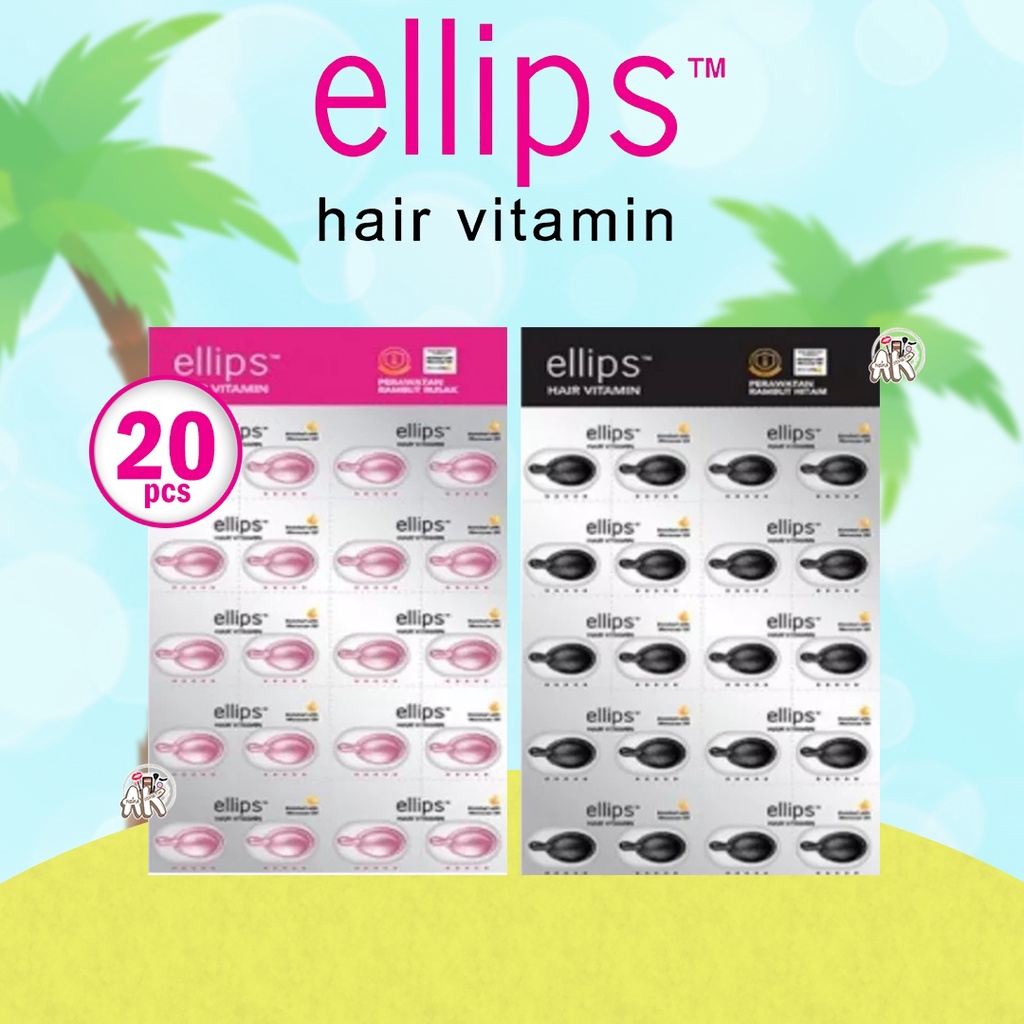 ELLIPS HAIR VITAMIN / VITAMIN RAMBUT PRO KERATIN (ISI 20 PCS)