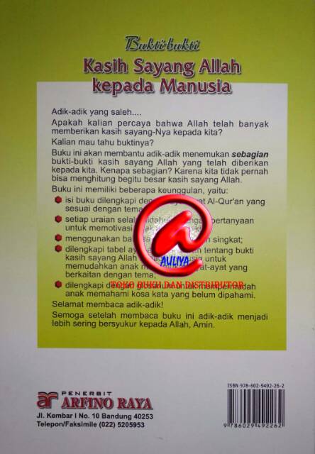Bukti Bukti Kasih Sayang Allah Kepada Manusia Ariyany Syurfah Arfino Raya Shopee Indonesia