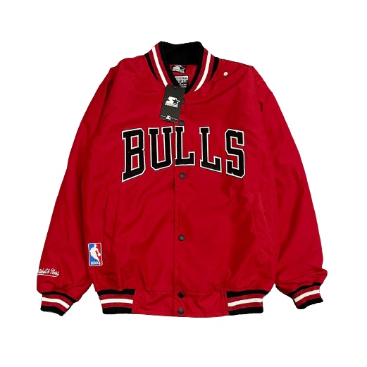 Jaket Varsity Pria Bulls Bordir Scout Premium