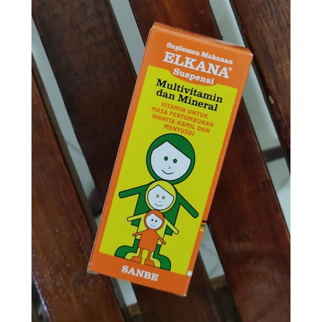 Elkana Syrup / Multivitamin / Pertumbuhan Tulang / Daya Tahan Tubuh Anak / Ibu Menyusui