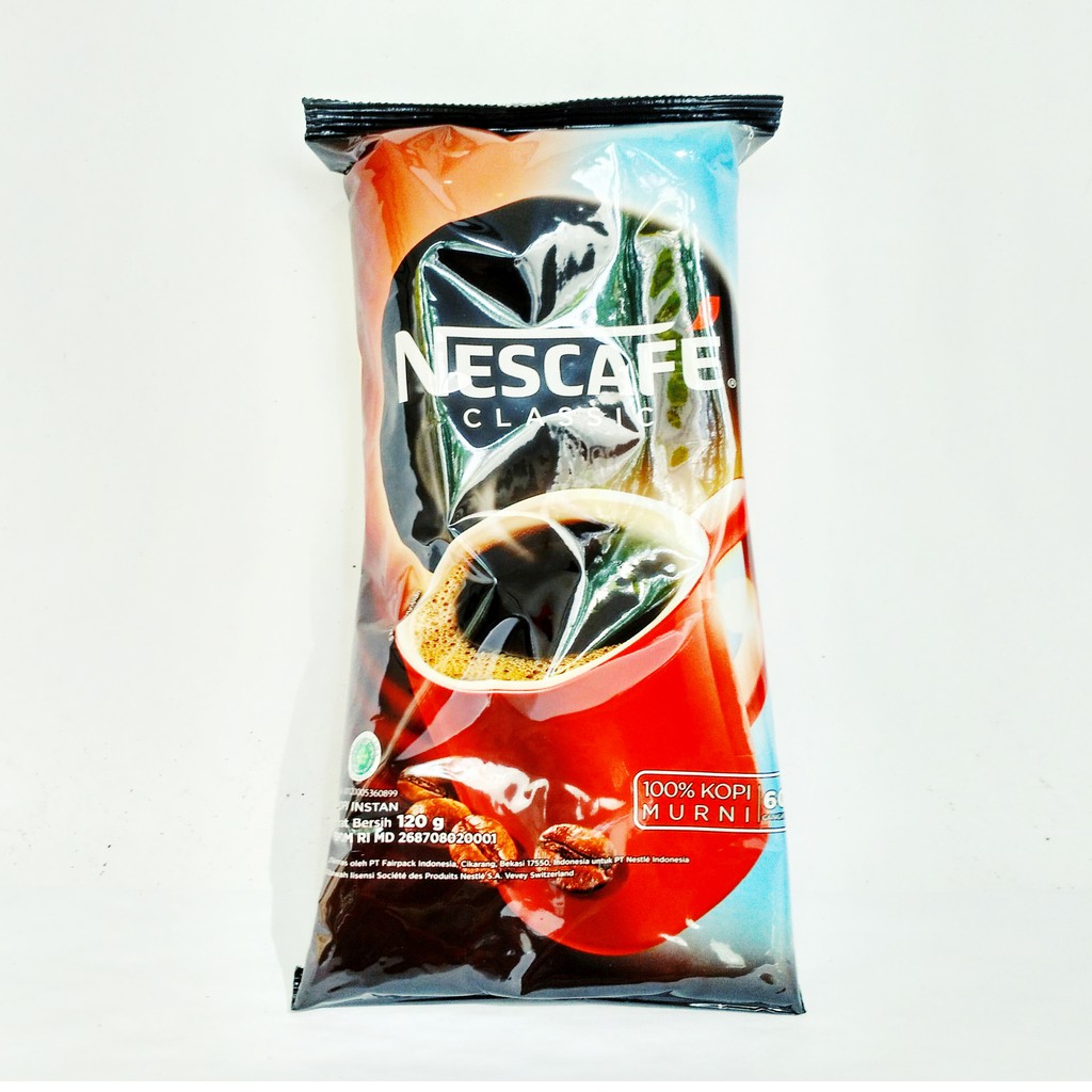 Jual Nescafe Classic 120gr Kopi Instant Indonesia|Shopee Indonesia