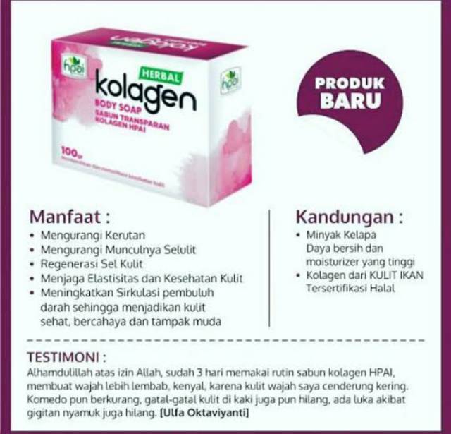 Sabun Kolagen Hpai Indonesia