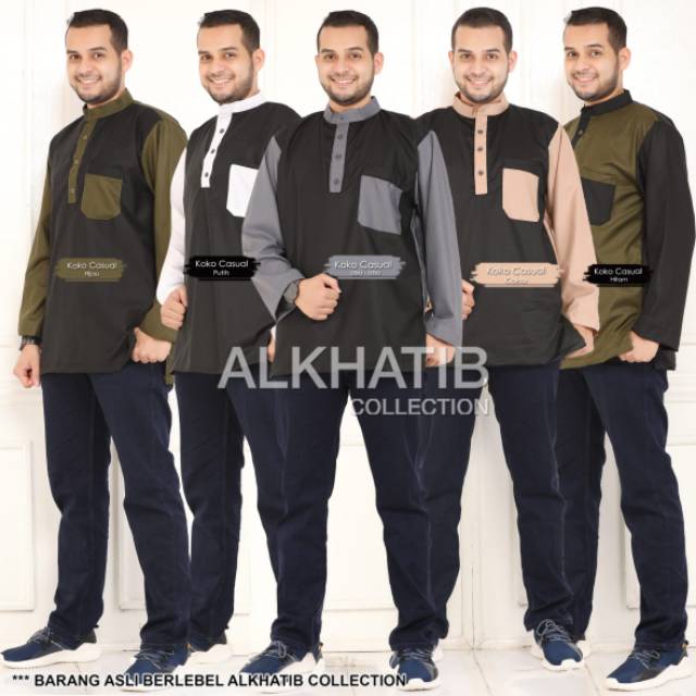 BAJU KOKO CASUAL TERMURAH ALKHATIB COLLECTION