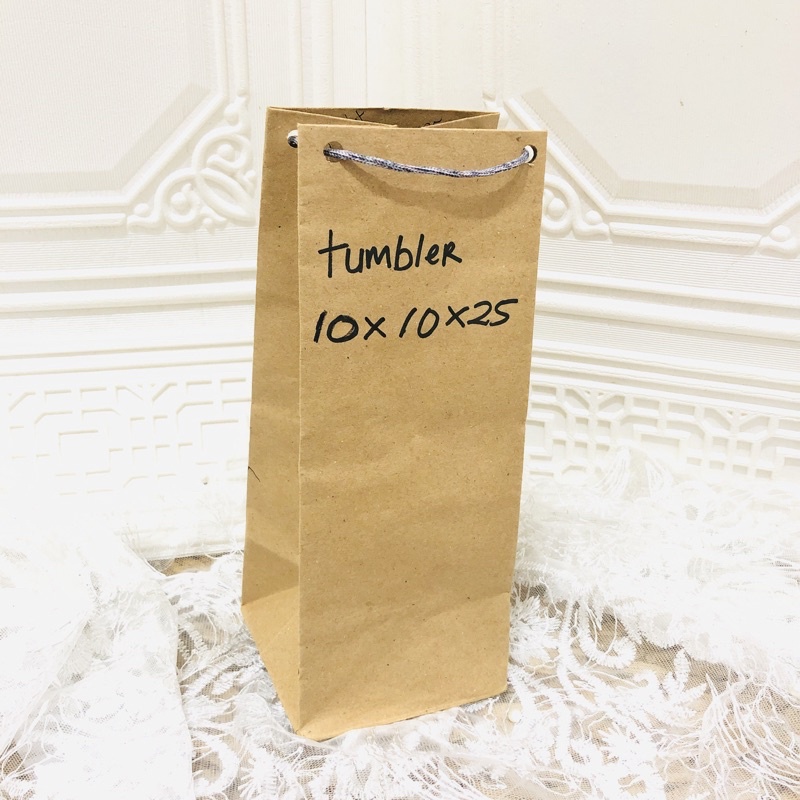 

PAPER BAG / TAS KERTAS ukuran 10x10x25