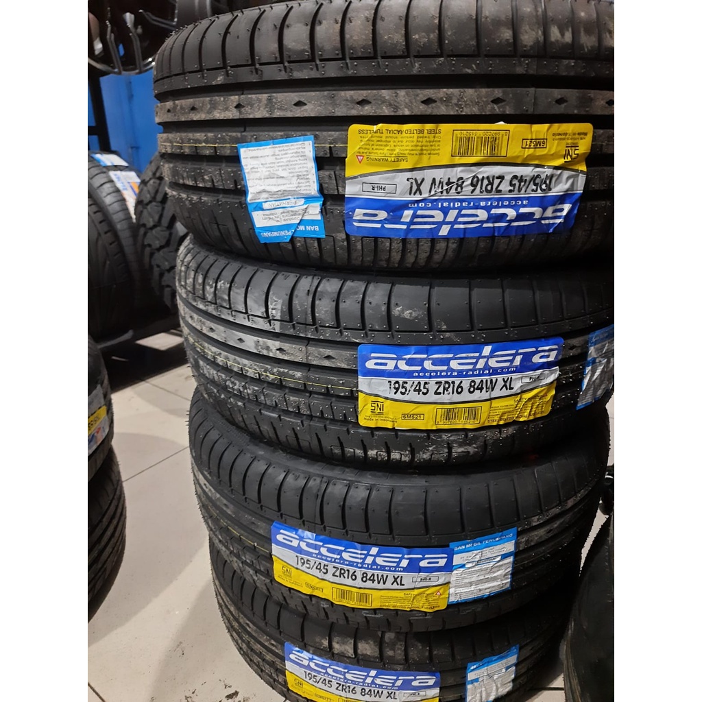 Ban Mobil 195 45 R16 PHI-R Lokal Tubles 195/45 Ring 16 Accelera Ban Ring 16 Tubeles