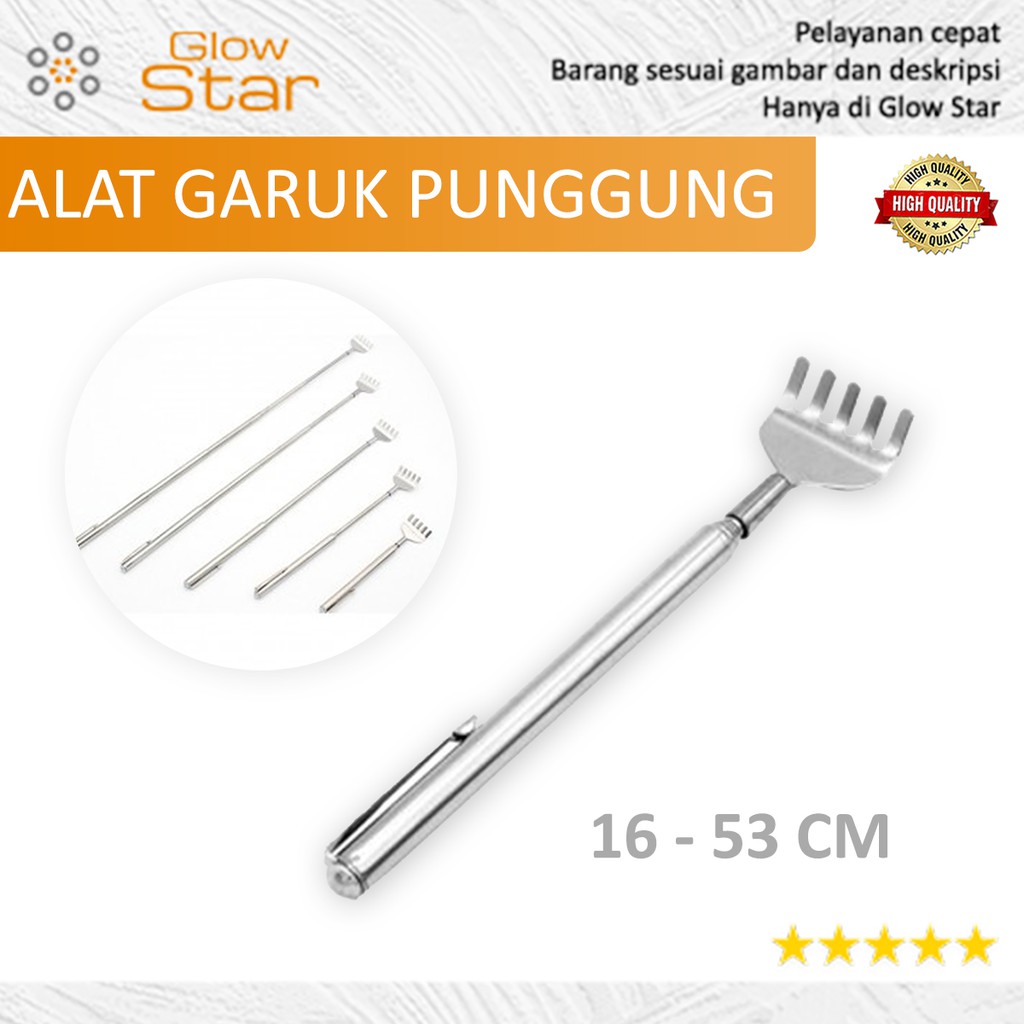 Alat Garuk Punggung Extendable Telescopic Stainless Steel - LJ-158