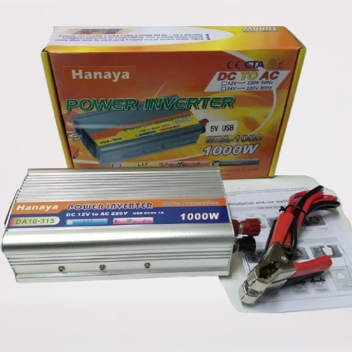 New !! POWER INVERTER 1000 WATT DC 12 V TO AC 220 V USB