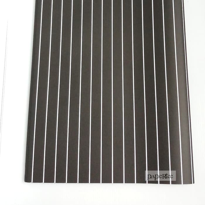 

eq139 Kertas Kado Garis Hitam Paper Craft Bungkus Kado
