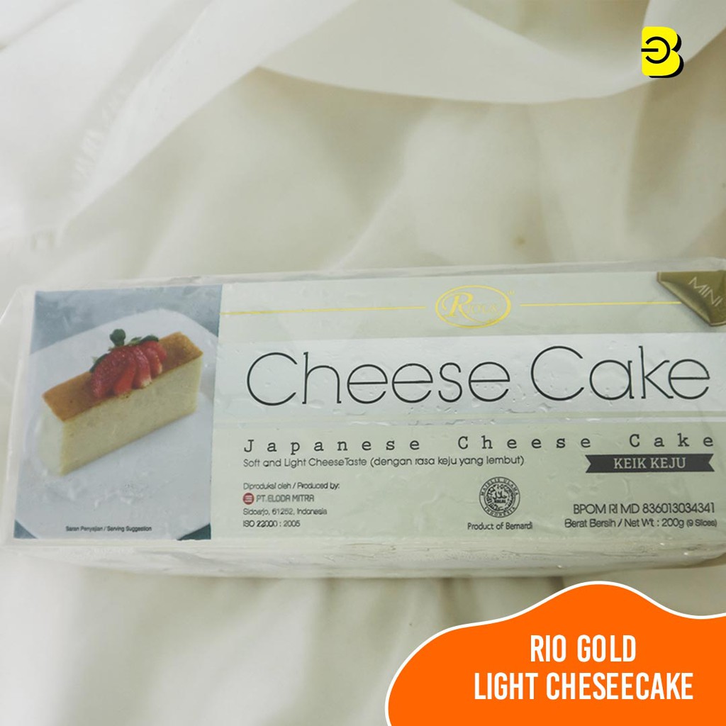 

RIO GOLD CAKE LIGHT CHEESECAKE MINI JAKARTA | RIOUS GOLD CAKE LIGHT CHEESECAKE BELIDIKITA JAKARTA