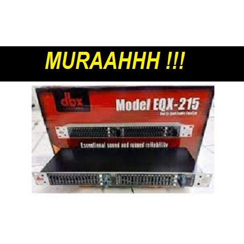 EQUALIZER DBX EQX 215 + SUBWOOFER/DBX EQX215 NEW GRADE A