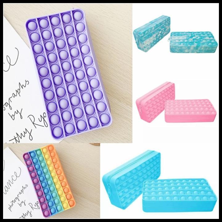 

Pencil Case / Kotak Pensil Pop It Model Polos Import