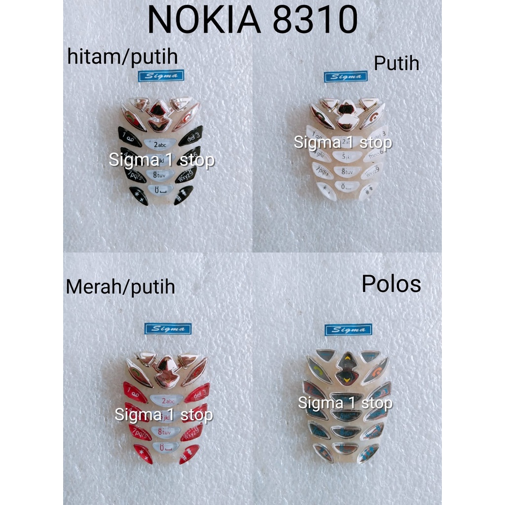 KEYPAD NOKIA 8310  TOMBOL LUAR  KEYPAD NOKIA JADUL