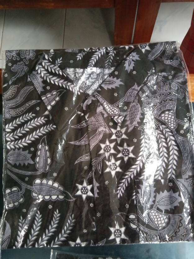 Batik Couple Keluarga Sania Ruffle Ori Ndoro Jowi Dnt Motif Manggar Abu Katun Premium M-xxl Bcp