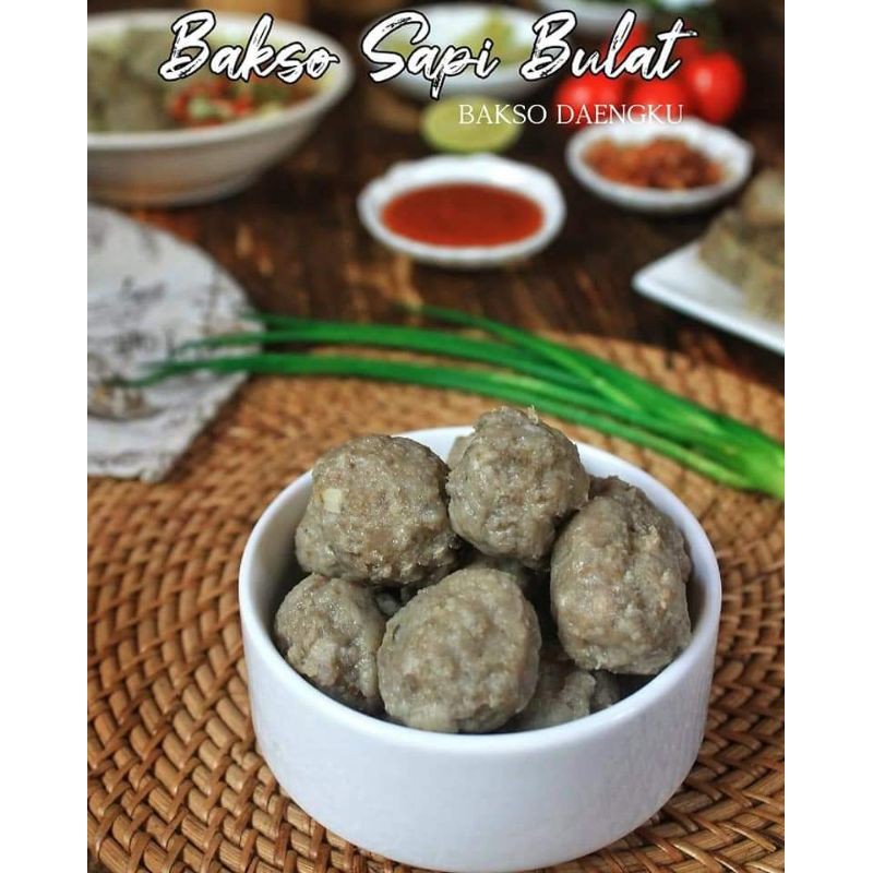 

bakso sapi bulat dari bakso daengki
