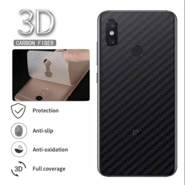 Garskin Carbon Xiaomi Mi8 - Skin Carbon Xiaomi Mi8 - SC