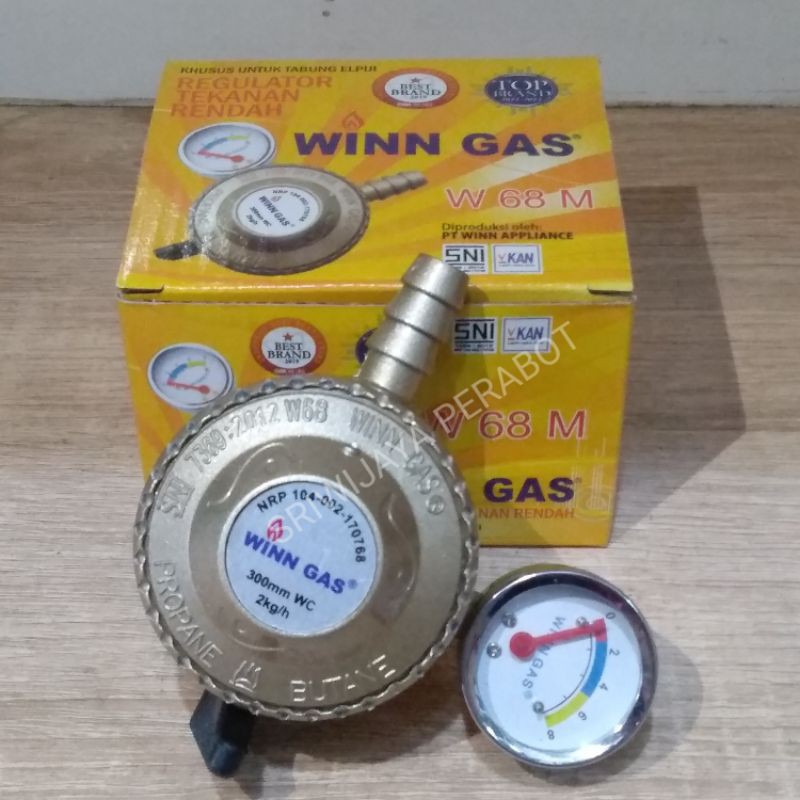 REGULATOR WINN GAS W 68M | KEPALA REGULATOR WINN