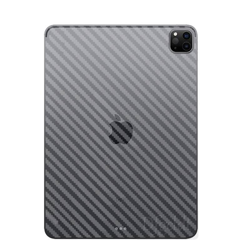 2Pcs Carbon Fiber Back Protective Film For Apple iPad Pro 12.9 11 2021 2020 2018 Screen Protector on for iPad Air 4 3 2 1 iPad 9 8 7 6 5 iPad 10.2 Mini 6 5 4 3 2 1 8.4 7.9