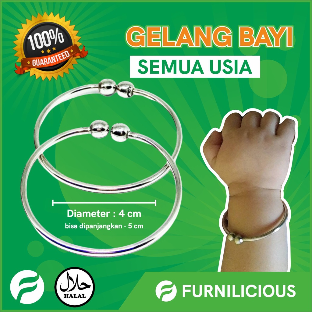 Gelang Bayi Monel Gelang Step Penurun Panas Gelang Anak Laki laki dan Perempuan