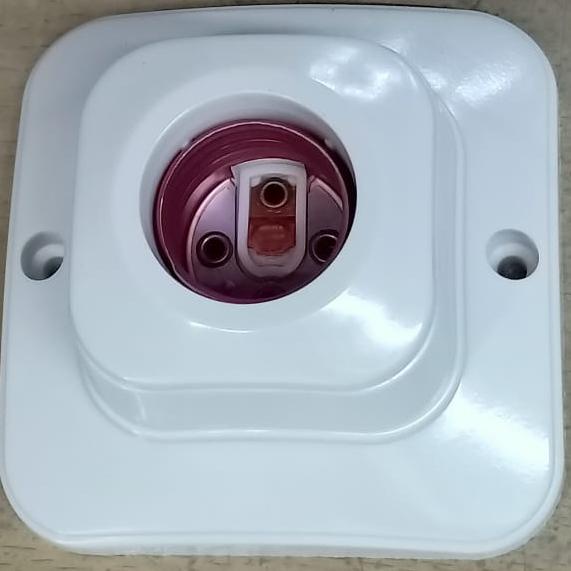 Lucu Fitting Lampu Tempel Plafon Kotak Putih Broco Terlaris