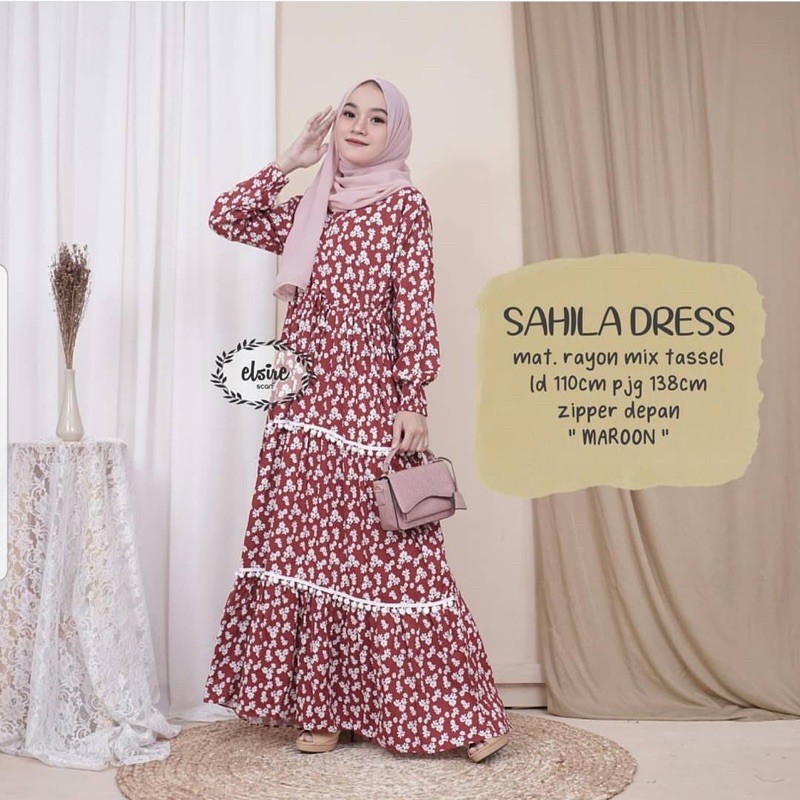 Sahila dress rayon elsire