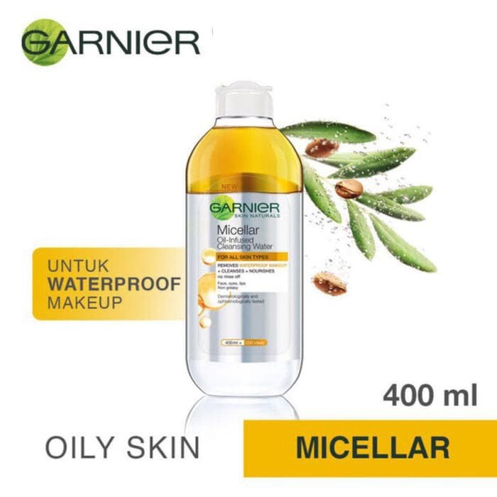 GARNIER MICELLAR CLEANSING WATER (GOLD) 50ML, 125ML &amp; 400ML