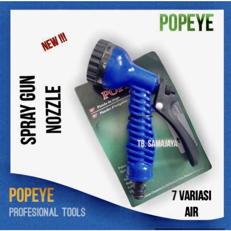 Semprotan air Spray gun Nozzle . Semprotan selang taman CUCI MOBIL