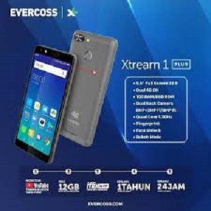 Evercoss Xtream 1 Plus U6 1/8 GB Garansi Resmi 1 Tahun