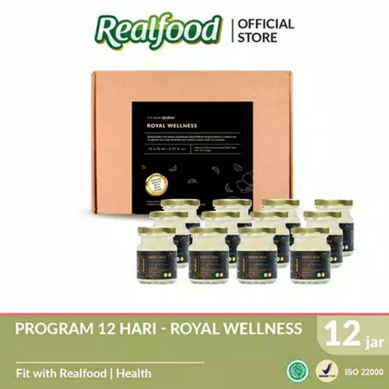 

Realfood Royal Wellness Fully Concentrated Bird's Nest dengan Gula Batu