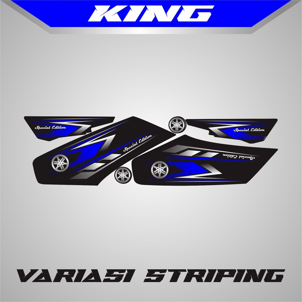 VARIASI MOTOR RX KING STICKER VARIASI STRIPING / MOTOR YAMAHA RX KING