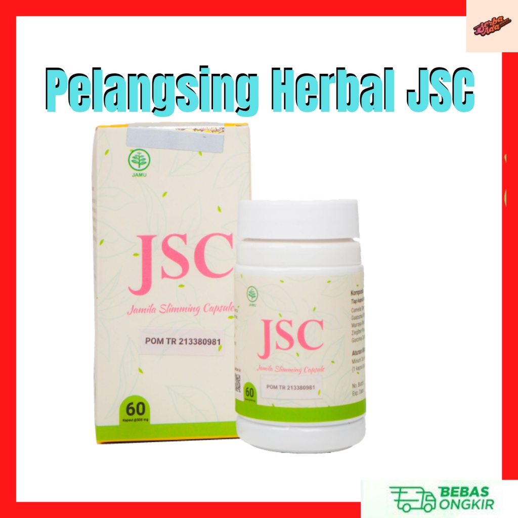 Pelangsing Badan Herbal JSC Jamila Slimming Capsule Ampuh Aman Untuk Busui Sudah Bpom