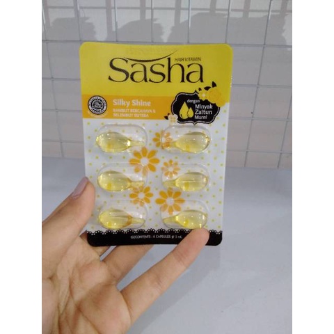 *galerybeautysemarang* Sasha Vitamin Rambut/ Hair Vitamin isi 6