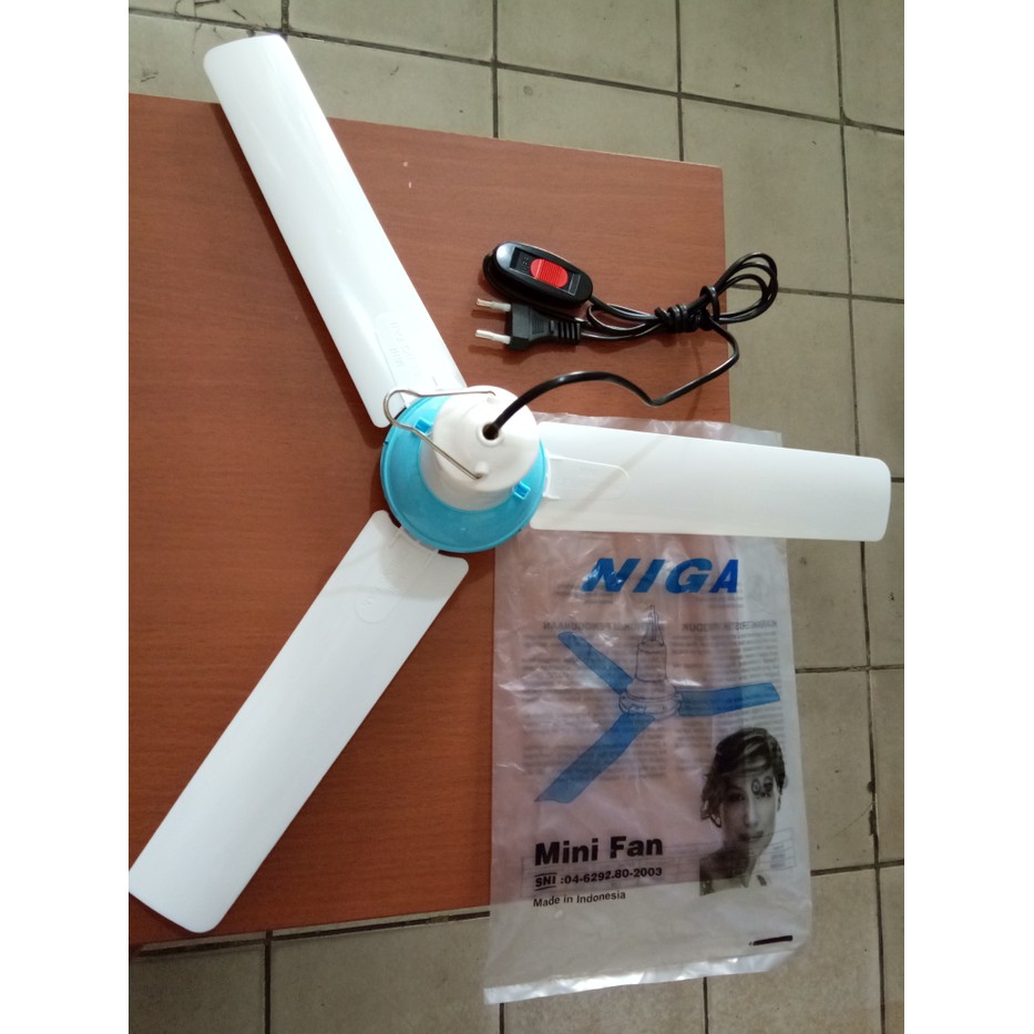 FLASH SALE !! KIPAS ANGIN GANTUNG 8W NIGA 3BALING BALING ANGIN SEPOY SEJUK MINI FAN HELI FAN 8 WATT