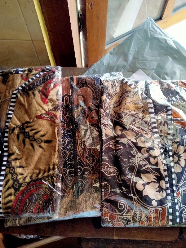 Batik Dolby Dolbi Dobby Doby Tenun Sutra Tulis Katun Atbm Baron Atasan Batik Wanita Sogan Srg308