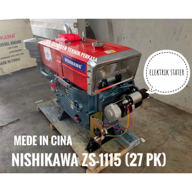 MESIN DIESEL ELEKTRIK STATER NISHIKAWA ZS 1115 (27 PK)