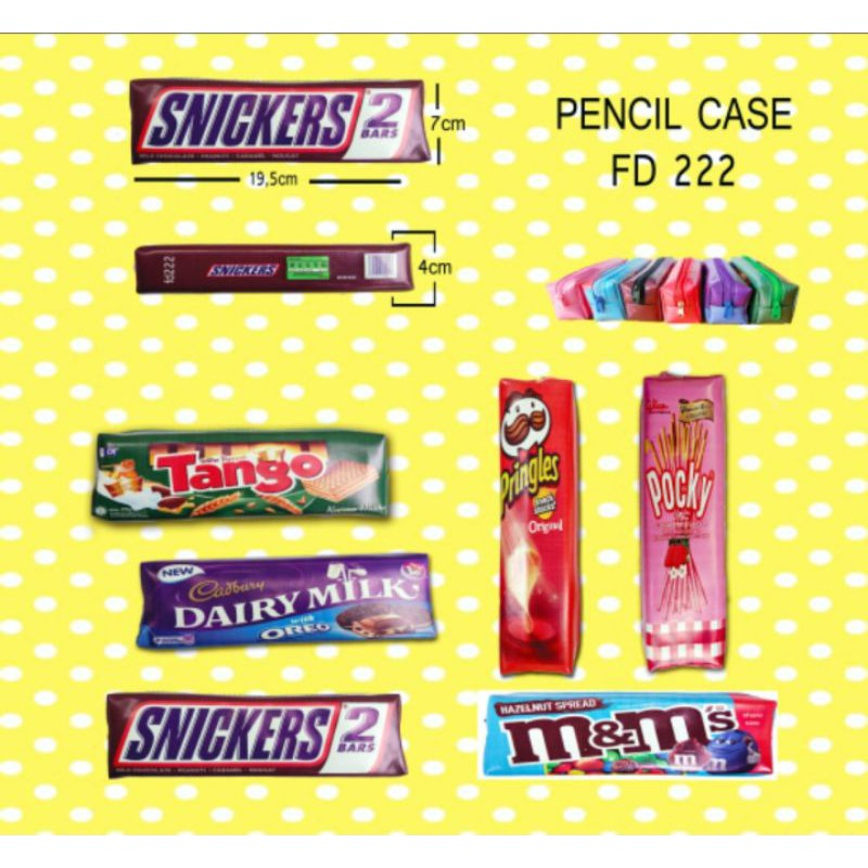tempat pensil KAIN SNACK/pencil case bahan kain murah-1