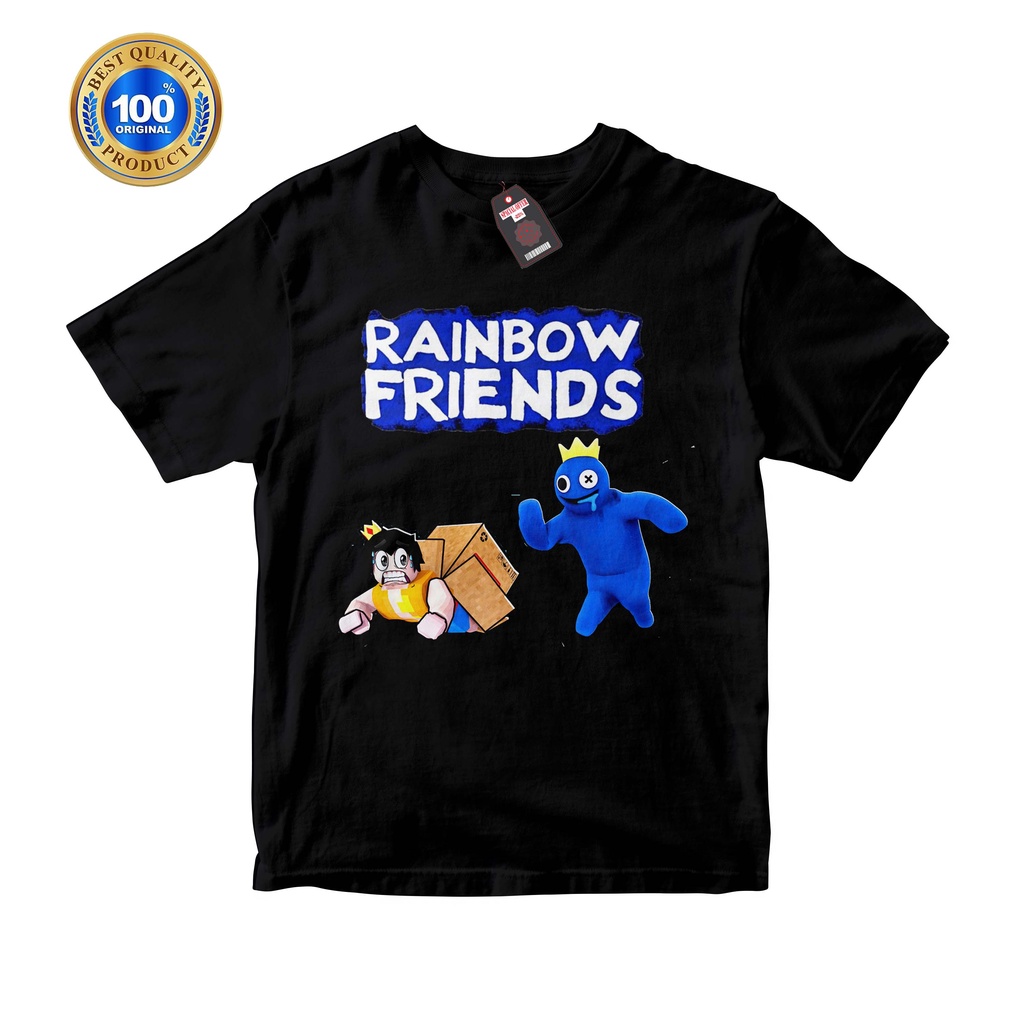 KAOS ANAK RAINBOW TERBARU FRIENDS UNISEX LENGAN PENDEK