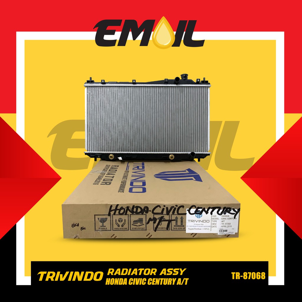 RADIATOR ASSY HONDA CIVIC CENTURY AT TR-87068 MERK TRIVINDO