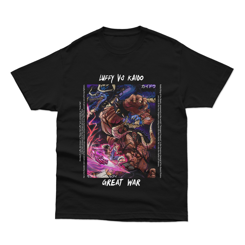 Kaos Anime One Piece Luffy Vs Kaido