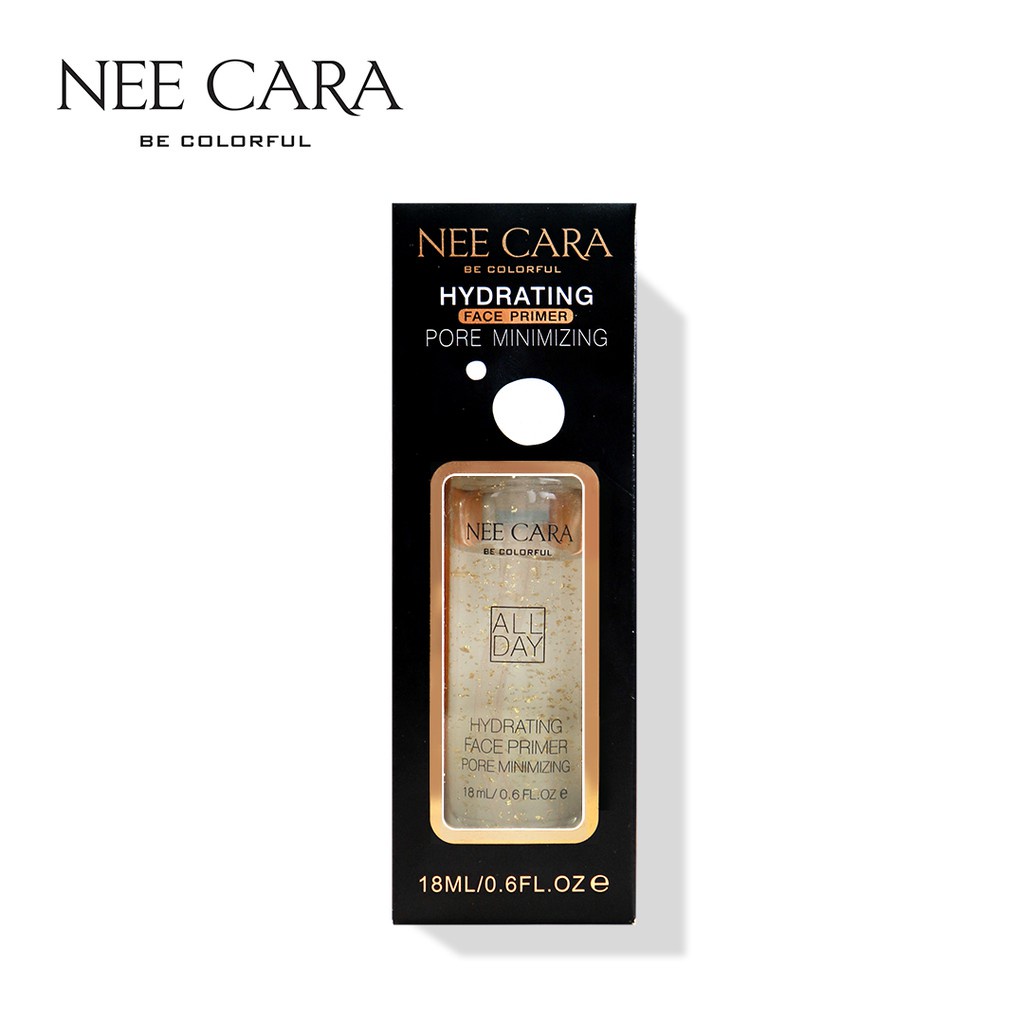 [TERMURAH] Nee Cara Hydrating Face Primer Gold Serum Base Make Up | Makeup Primer | Browit.id