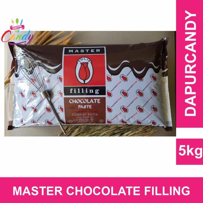 

DapurCandy - Tulip Filling Dark Chocolate 5 KG / Tulip Coklat Filling ---NEW---