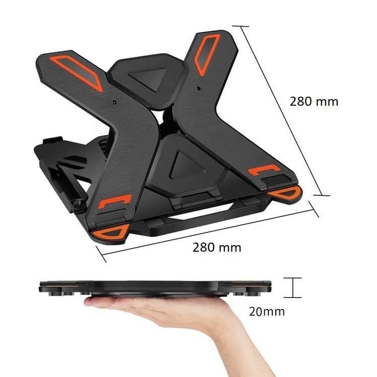 TATAKAN ALAS LAPTOP ADJUSTABLE STAND NOTEBOOK COOLING PAD HOLDER PHONE